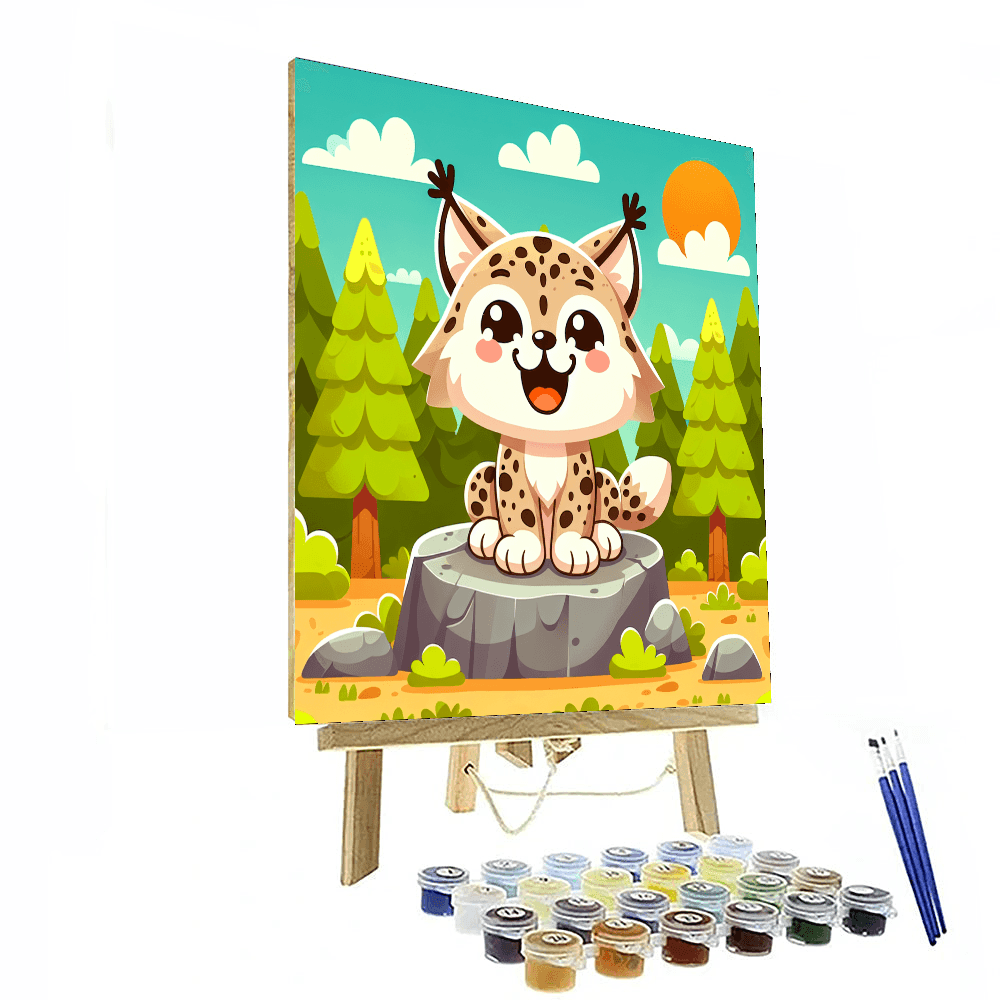 Lively Lynx Painting By Numbers Kit