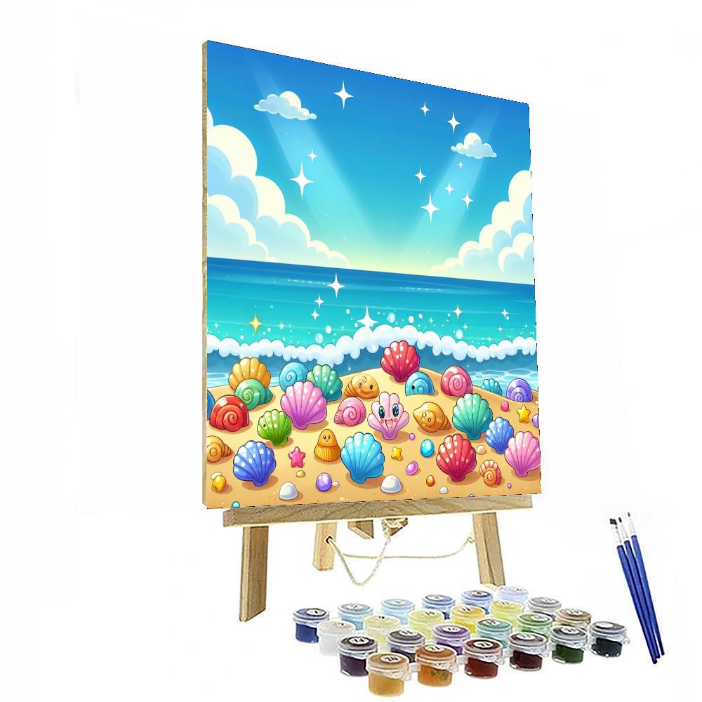 Seashell Shore Number Painting
