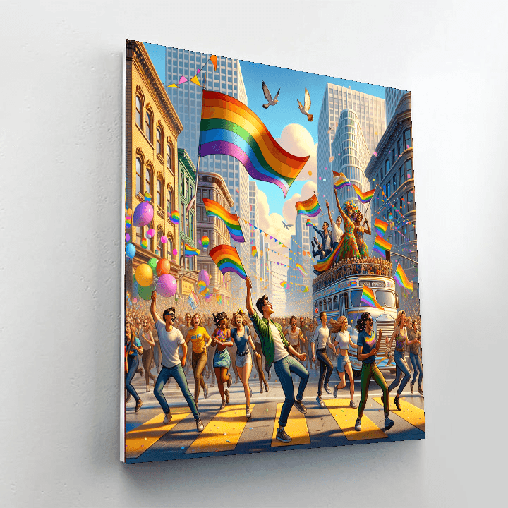 San Francisco Pride - United States Painting By Numbers Kit