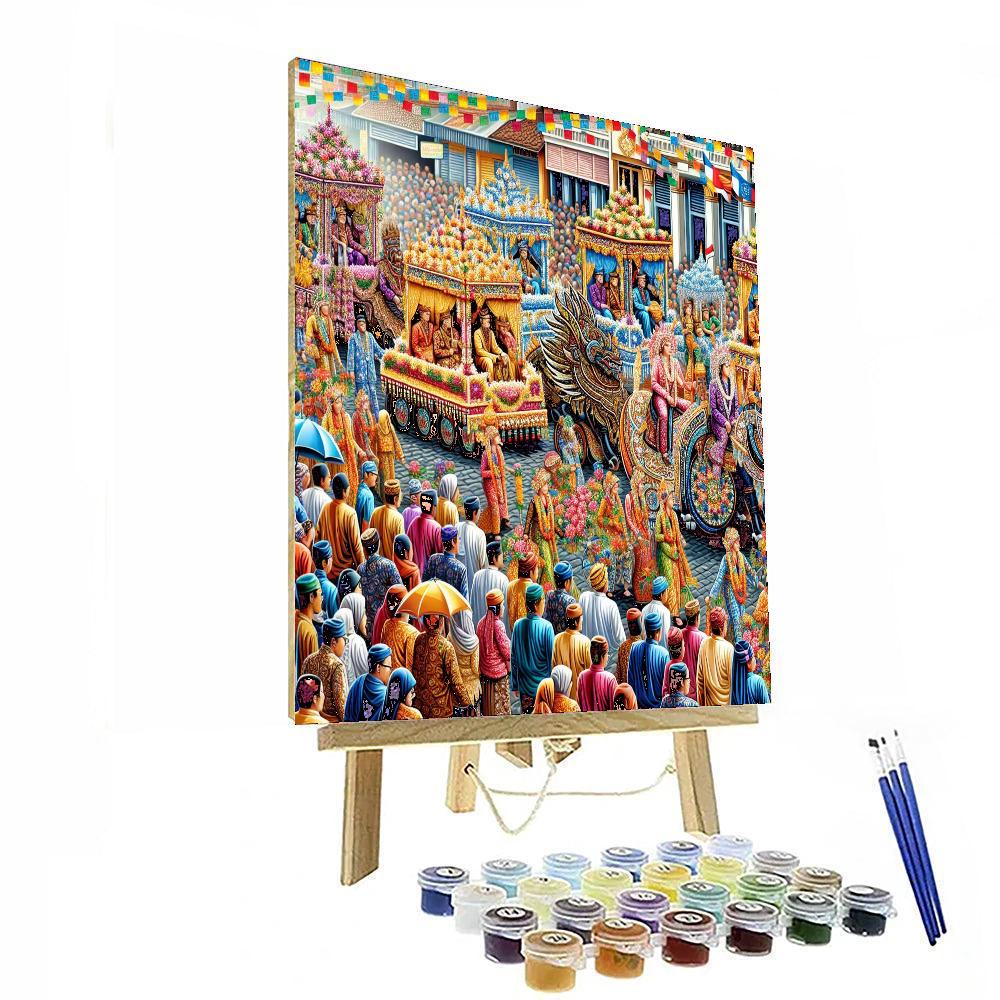 Karnaval Di Jakarta - Indonesia Paint By Numbers Kits