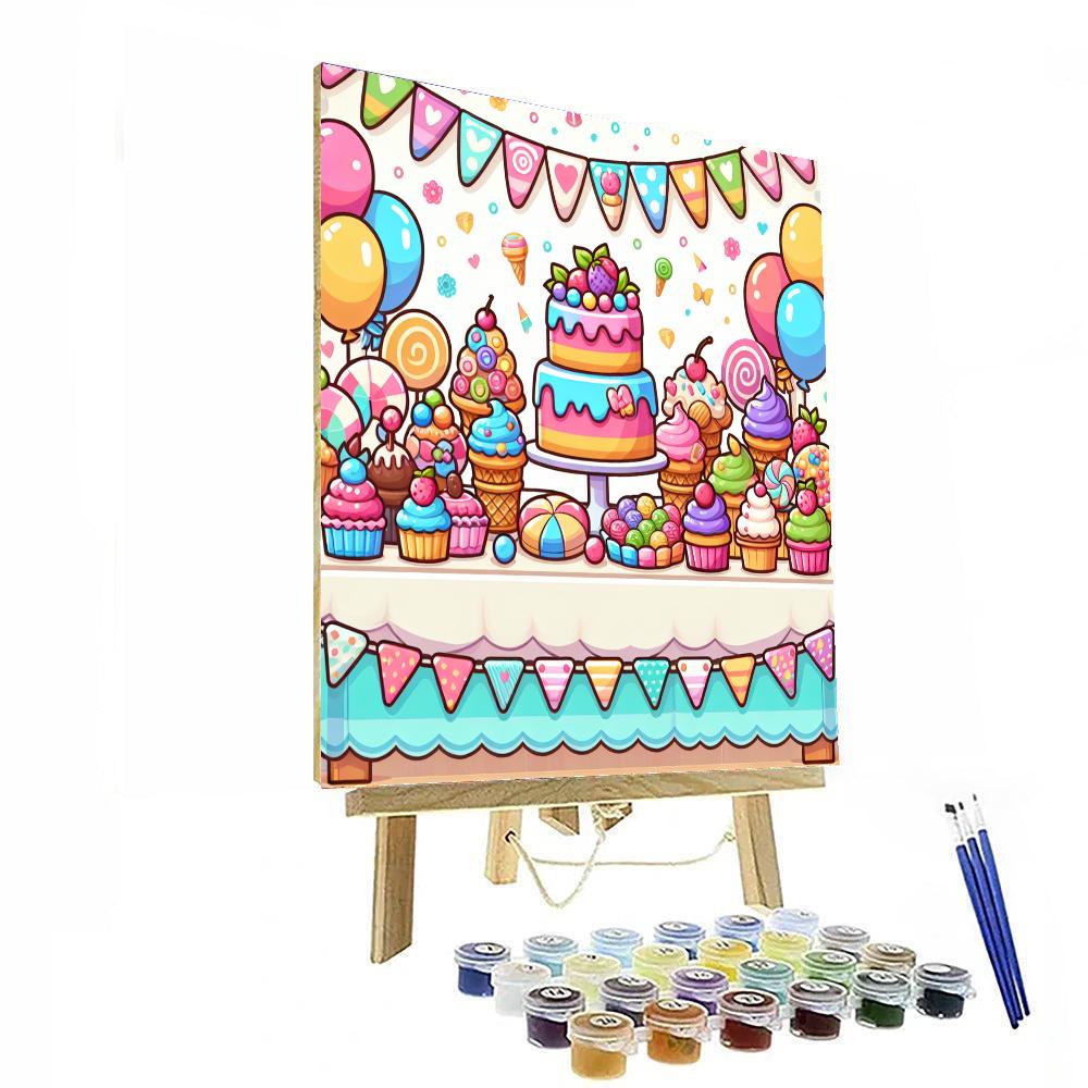 Sweet Sweets Number Painting