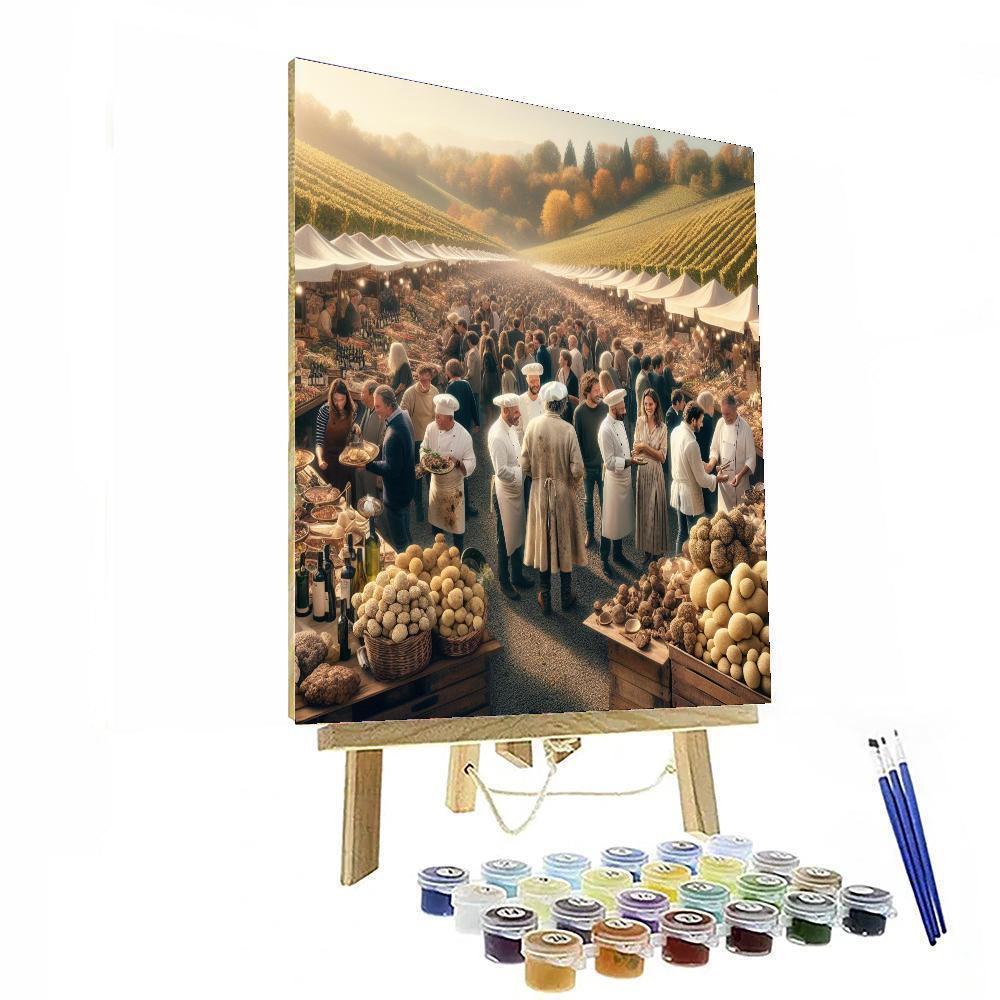 Alba White Truffle Festival - Alba DIY Paint By Numbers