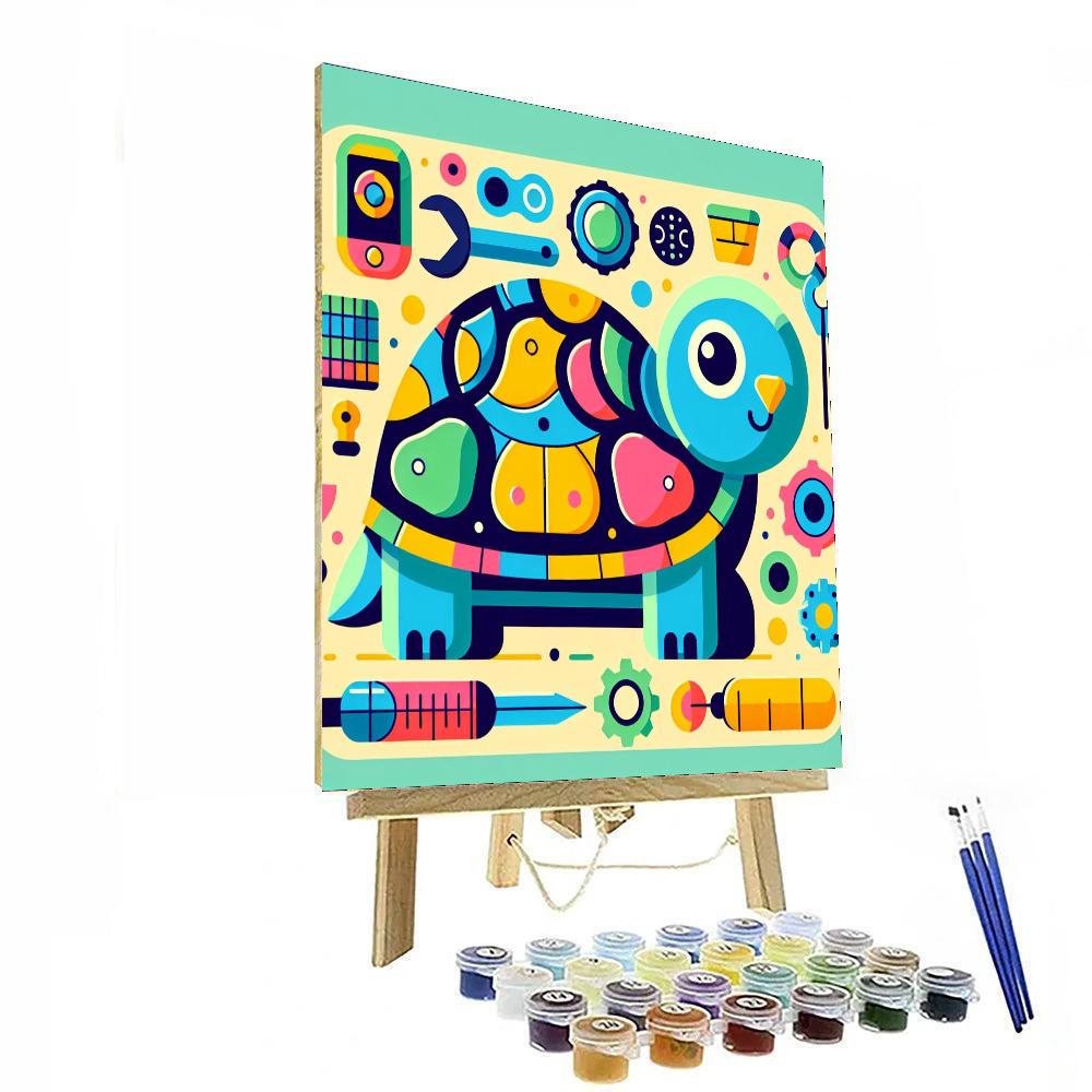 Tinkering Tortoise Painting Number Kit