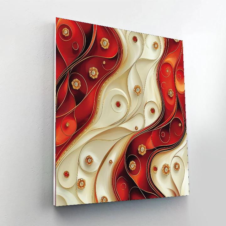 Gustav Klimt Inspired Emotional Tapestry  Paint By Numbers Kits