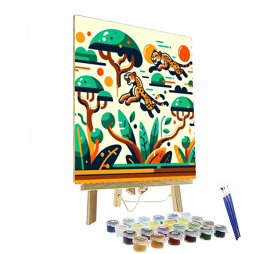 Joyous Jaguars Numbered Painting Kits