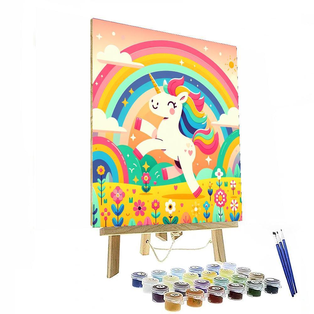 Mystical Unicorn Adventures Paint By Color