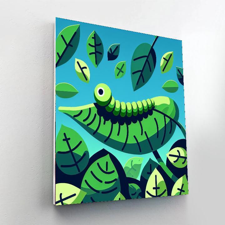 Imaginative Inchworm Inquest Paint By Color