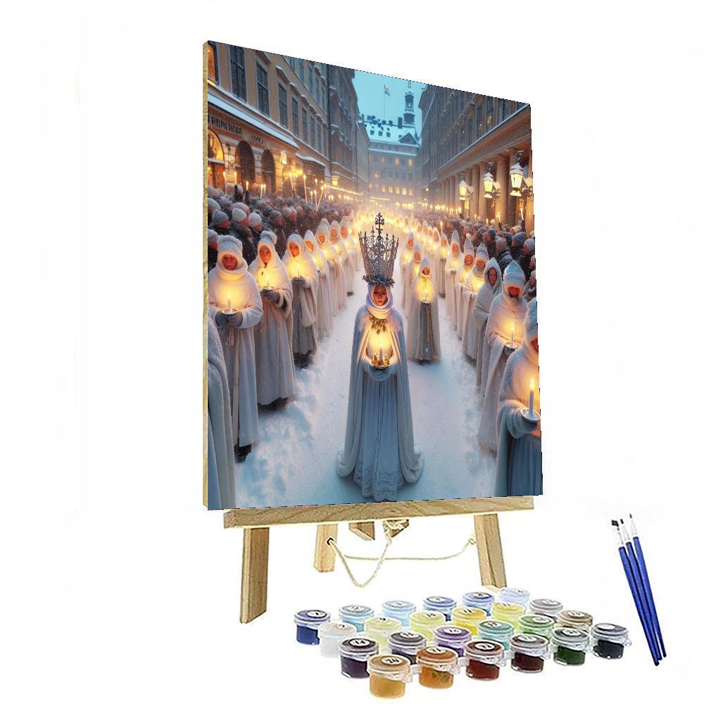 Santa Lucia Festival - Stockholm Number Painting