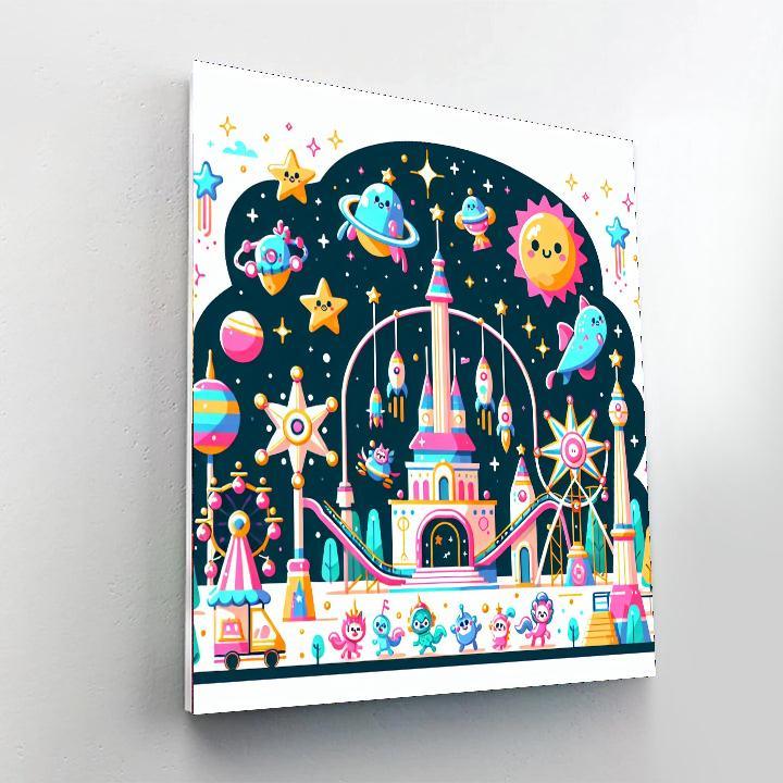 Celestial Adventure Park Painting Number Kit