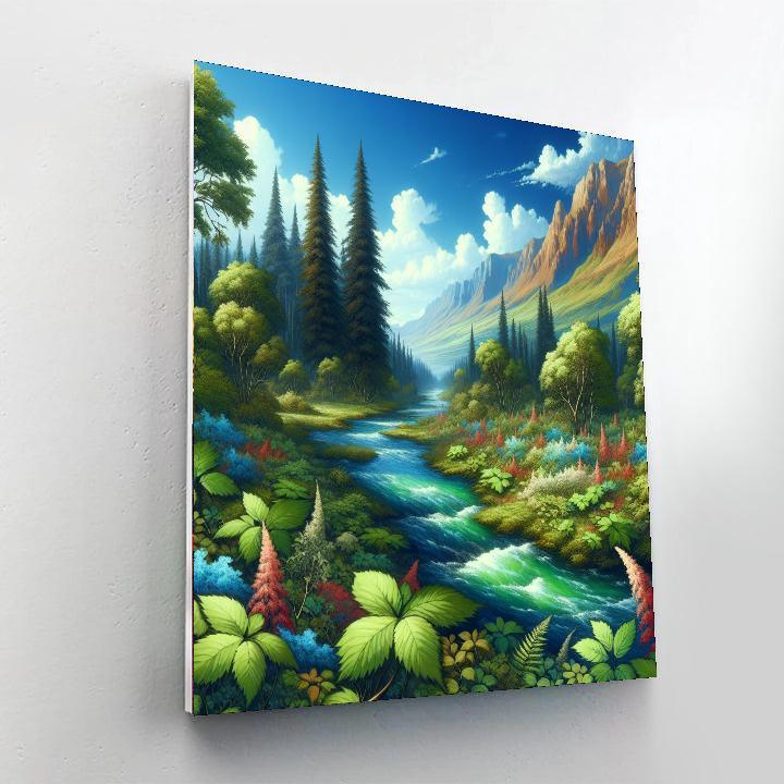 Exploration Of Nature Painting By Numbers Kit