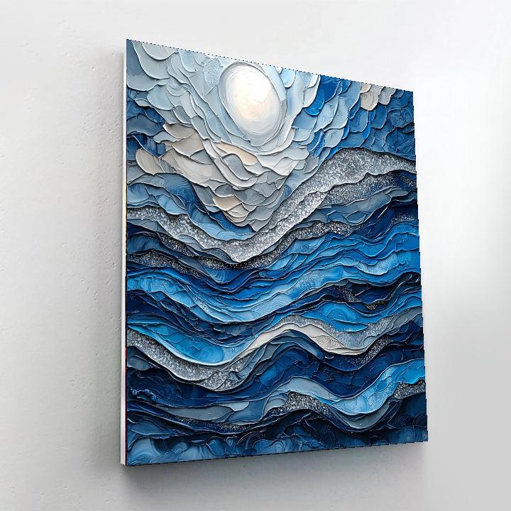 Michelangelo Inspired Sacred River  Painting Number Kit