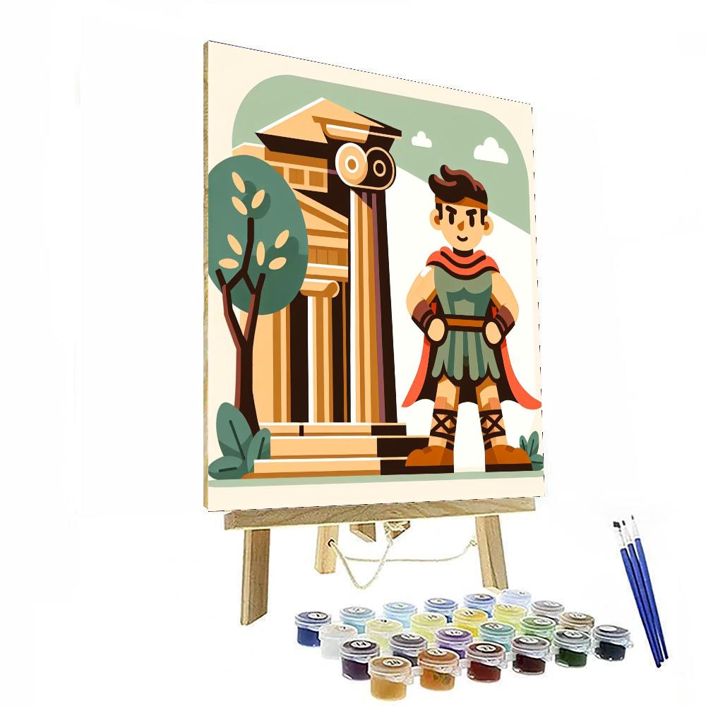 Ancient Greek Odyssey Painting Number Kit