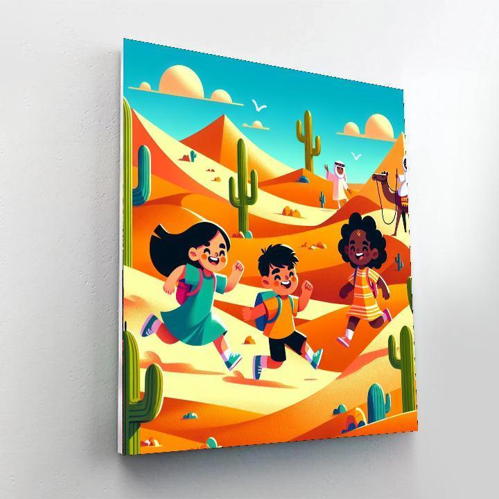 Dazzling Desert Adventure Paint By Numbers Kits