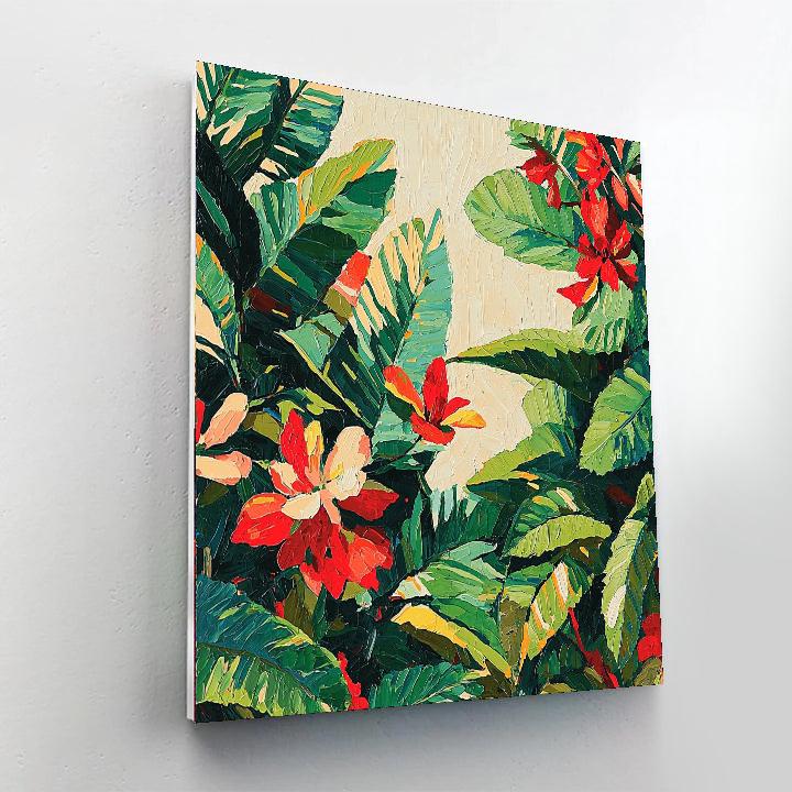 Frida Kahlo Inspired Emerald Embrace  Numbered Painting Kits