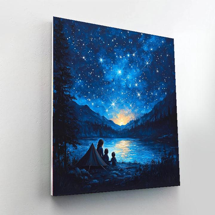 Under A Canopy Of Stars Paint By Numbers