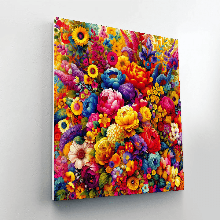 Festival Of Blooms Painting By Numbers Kit