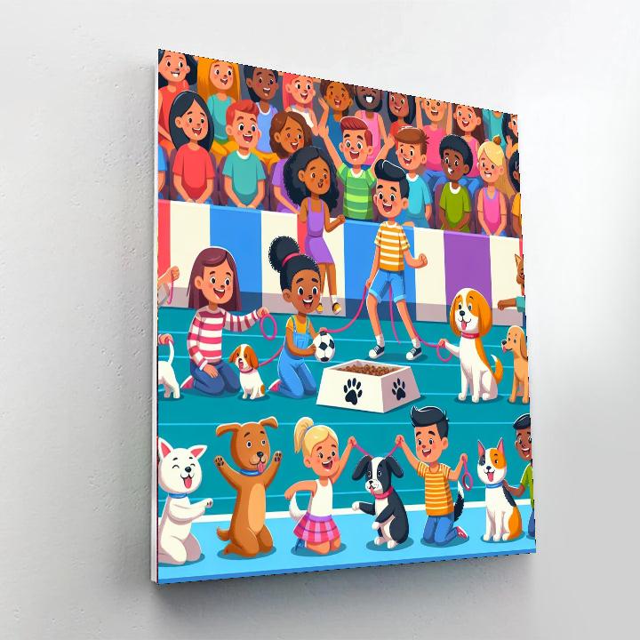 Lively Pet Show Painting Number Kit