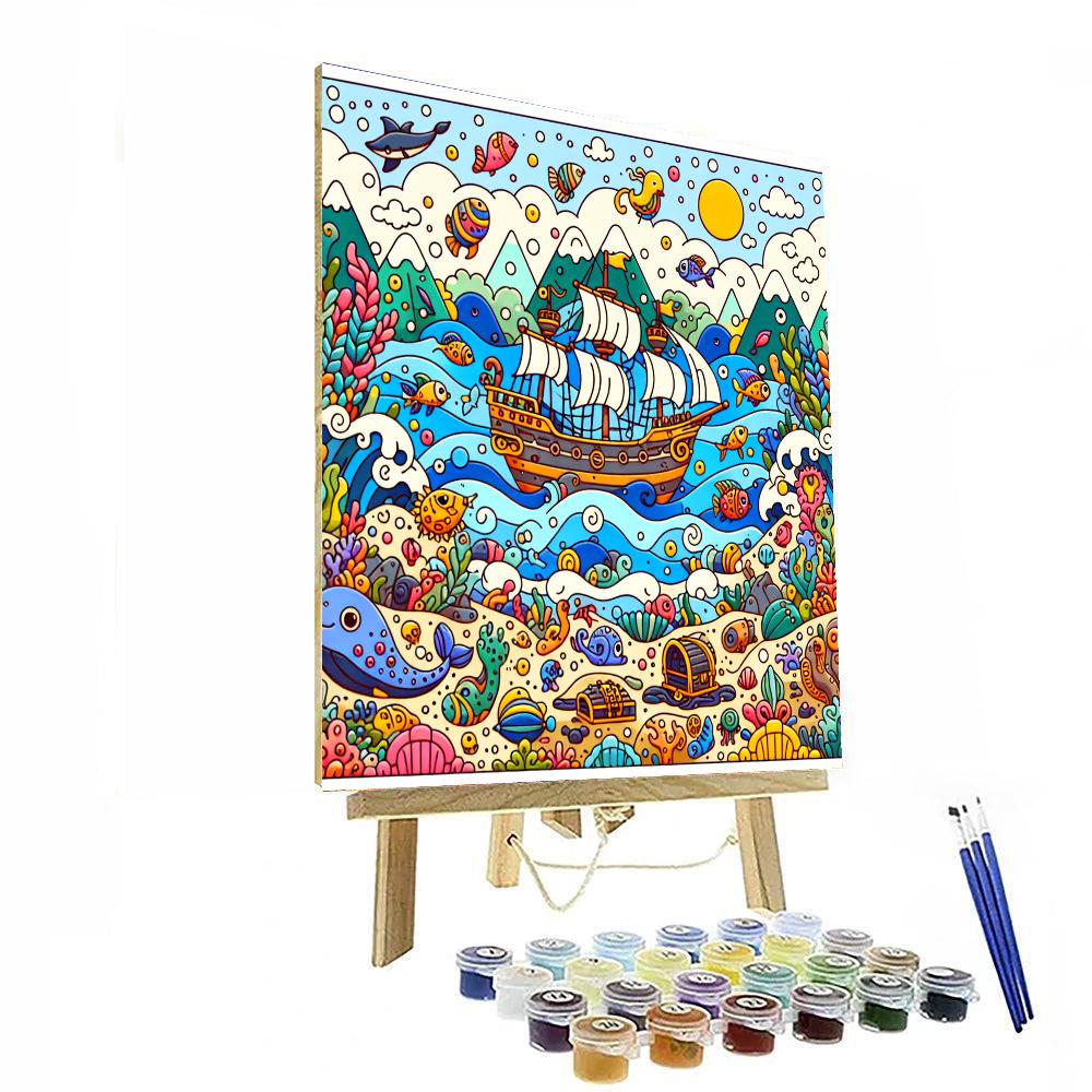 Ocean Treasure Voyage Paint By Numbers Kits