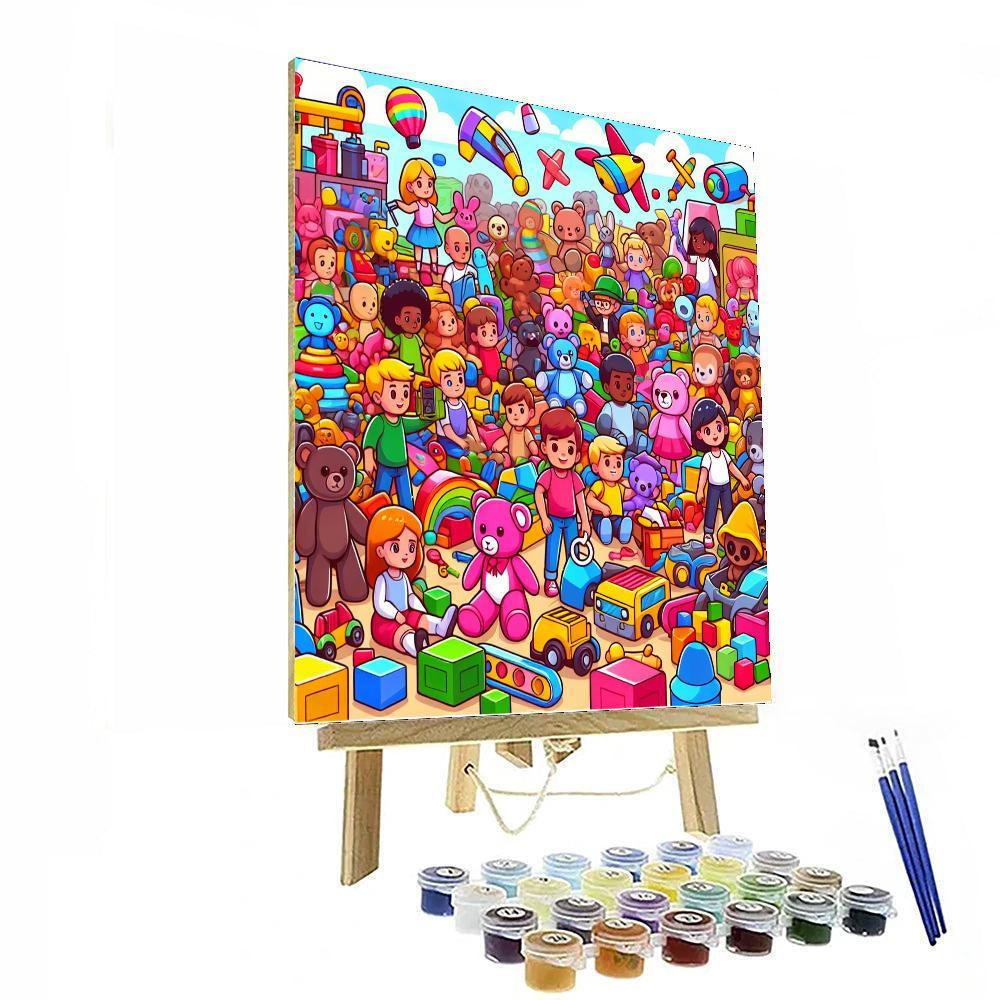 Magical Toy Adventure Numbered Painting Kits