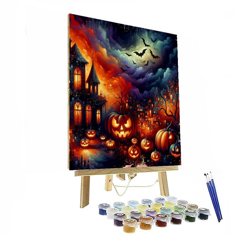 Halloween Night Mystique Paint By Numbers Art