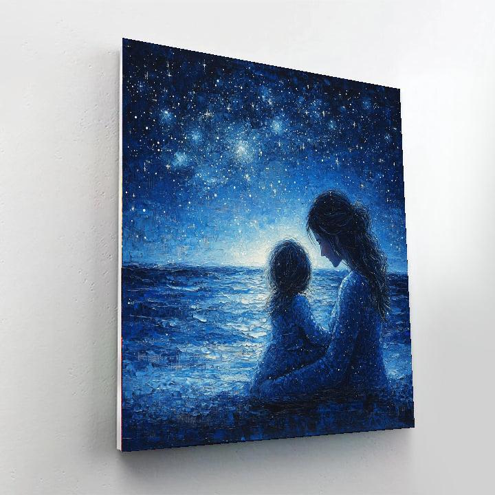 Embraced By Stars Paint By Numbers
