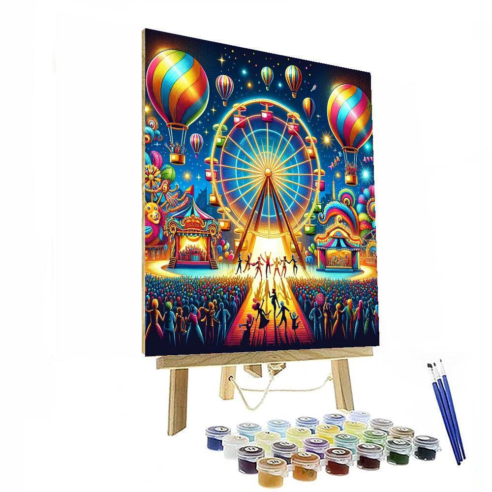 Magical Night Carnival Paint By Number