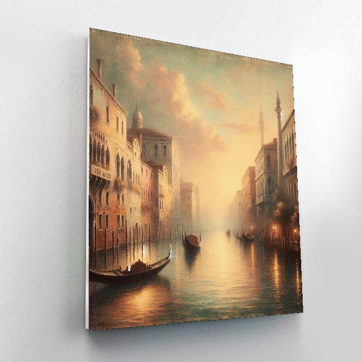 Classic Venetian Gondola Paint By Number