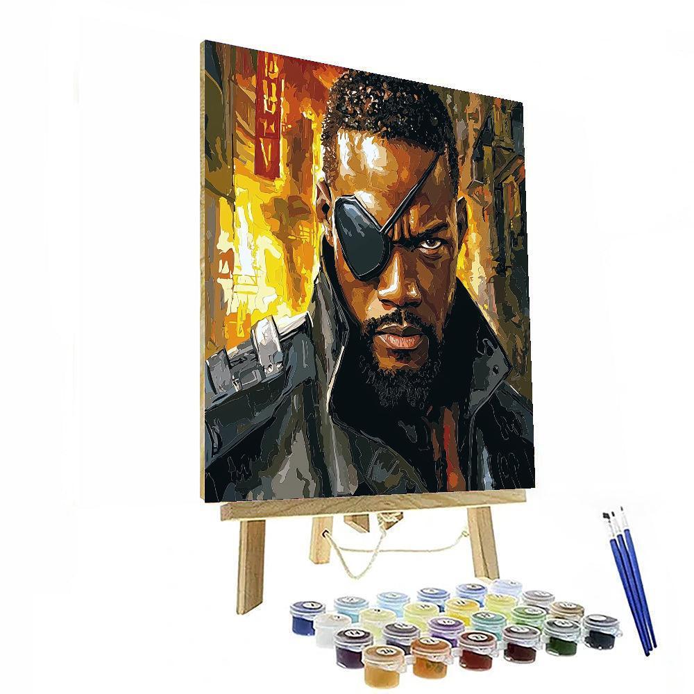 Samuel L. Jackson: The Unstoppable Force Of Nick Fury Paint By Numbers Kits
