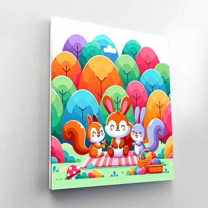 Forest Fantasy Picnic Paint By Numbers Kits