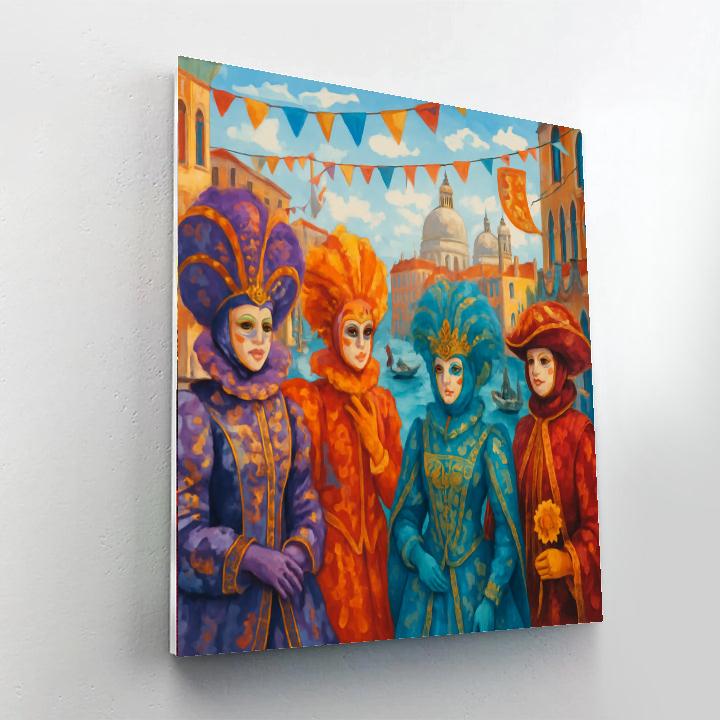 Carnival - Venice, Italy Paint By Numbers Art