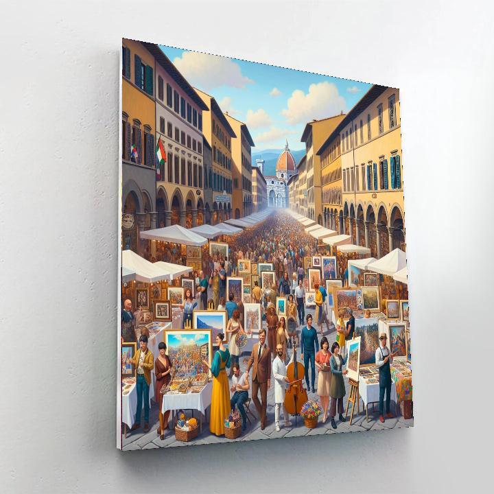 World Art Day - Florence Number Painting