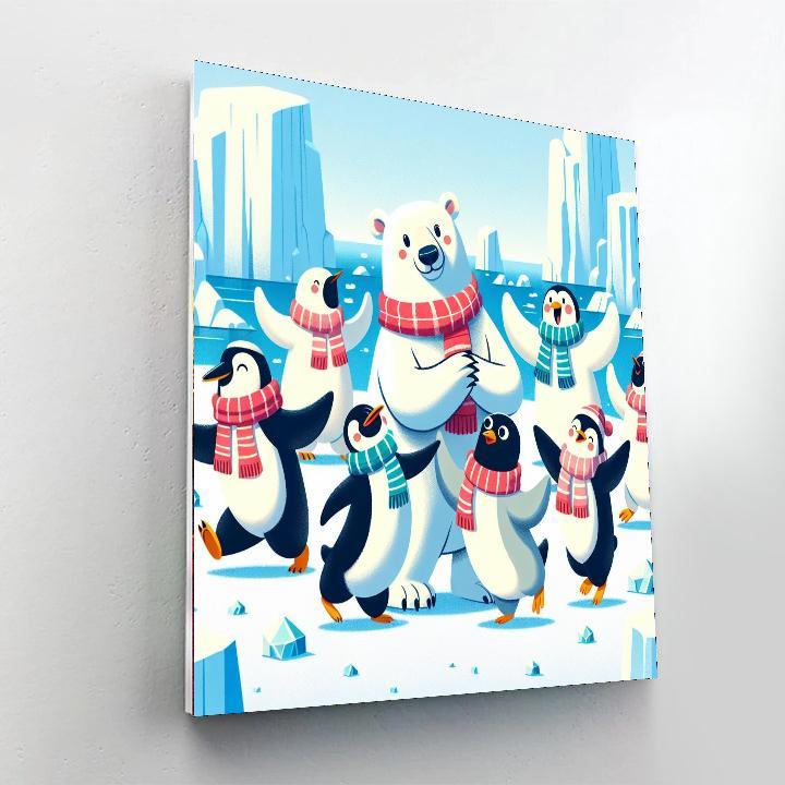 Arctic Animals' Winter Ball Paint By Color