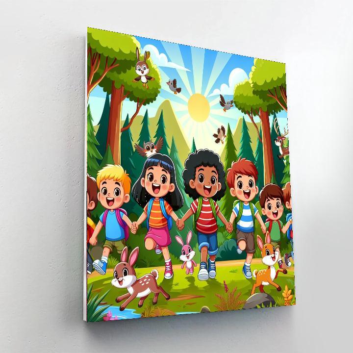 Fun In The Forest Paint By Color