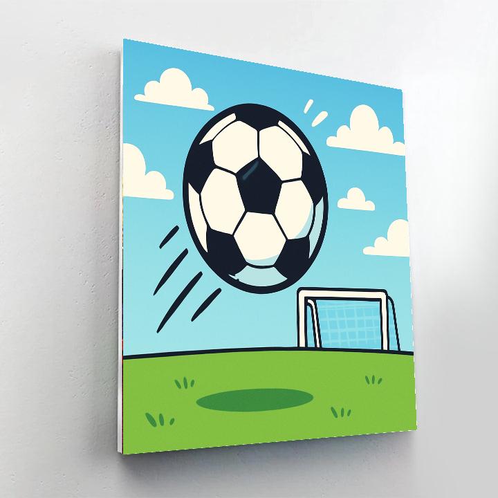 Sporty Soccer Ball Paint By Numbers Kits