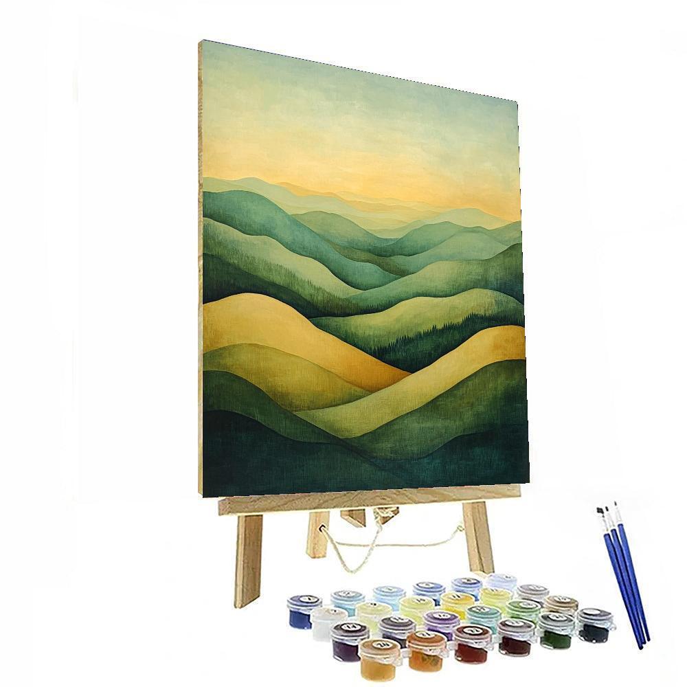 Nandalal Bose Inspired Elysian Landscapes  Painting Number Kit