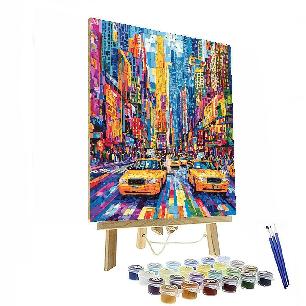 Andy Warhol Inspired Mosaic Of Urban Life  Numbered Painting Kits