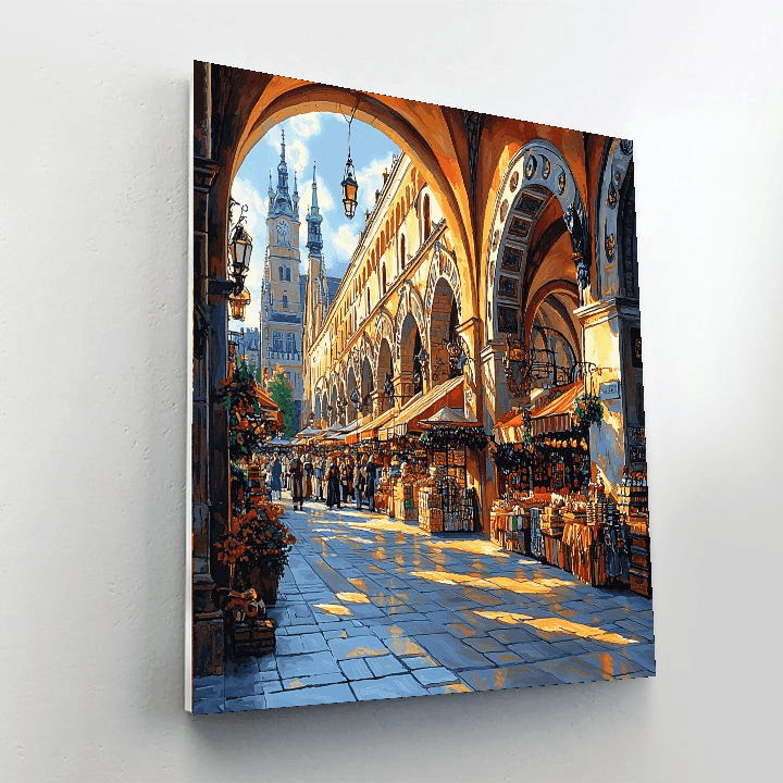 Kraków Cloth Hall - Poland Numbered Painting Kits