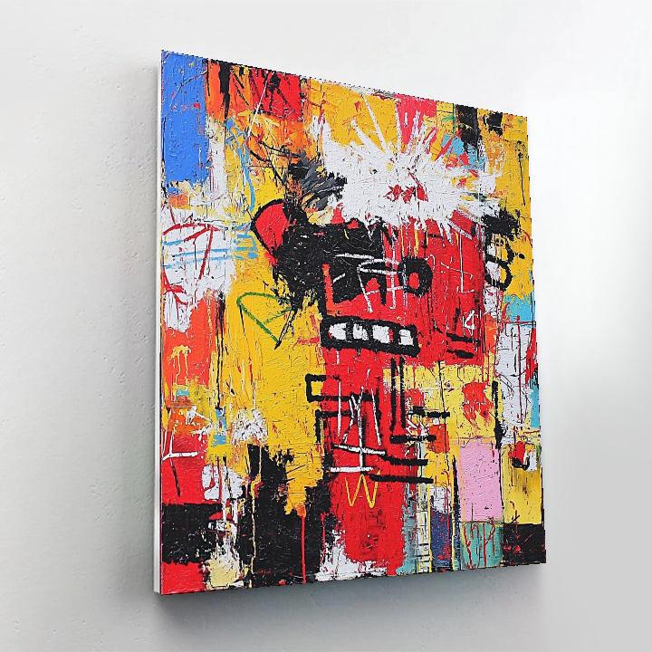 Jean-Michel Basquiat Inspired Symbolic Expressions  Paint By Numbers