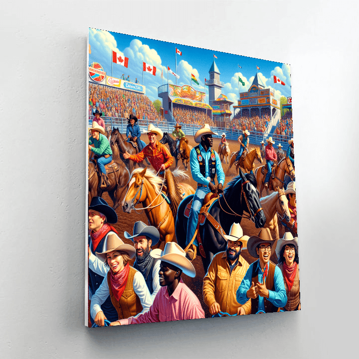 Calgary Stampede Paint By Numbers