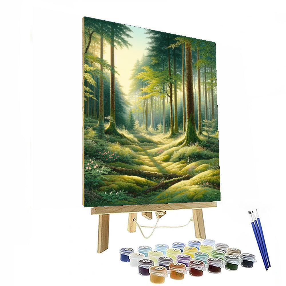 Morning Forest Whispers Paint By Number