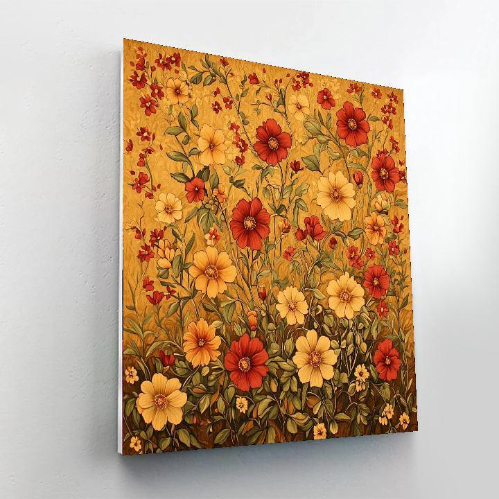 Nandalal Bose Inspired Eternal Blossom Symphony  Painting Number Kit