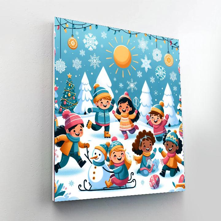 Magical Winter Escape Paint By Numbers