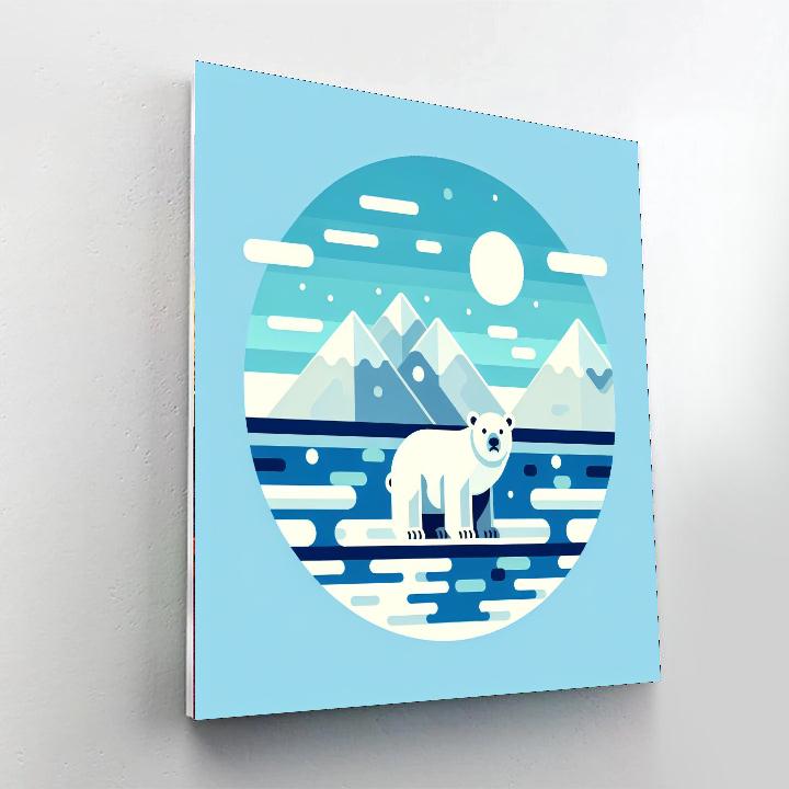 Polar Bear Quest Paint By Numbers Art
