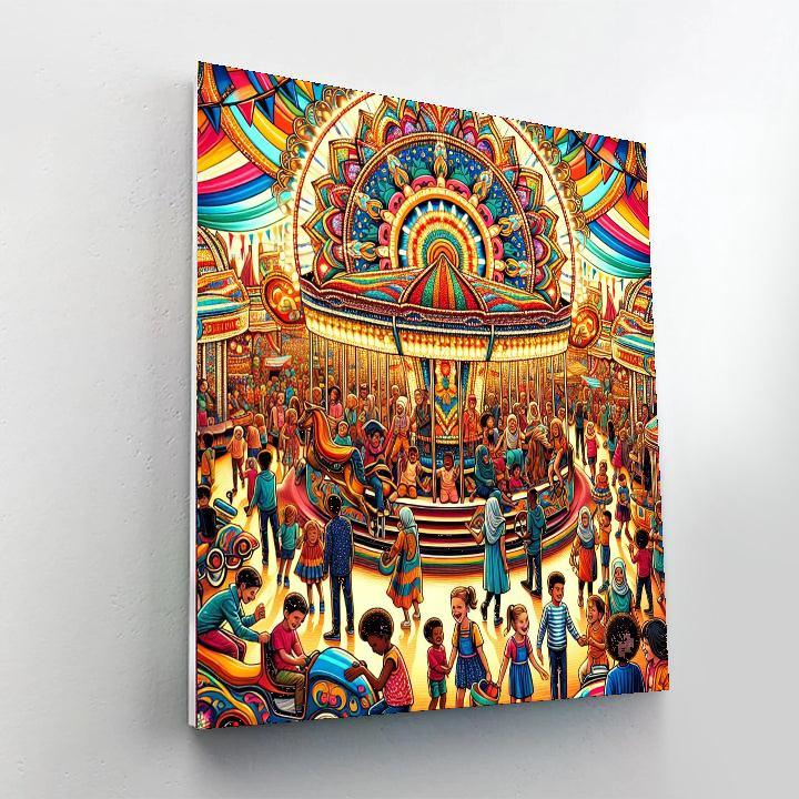 Colorful Summer Carnival Paint By Numbers