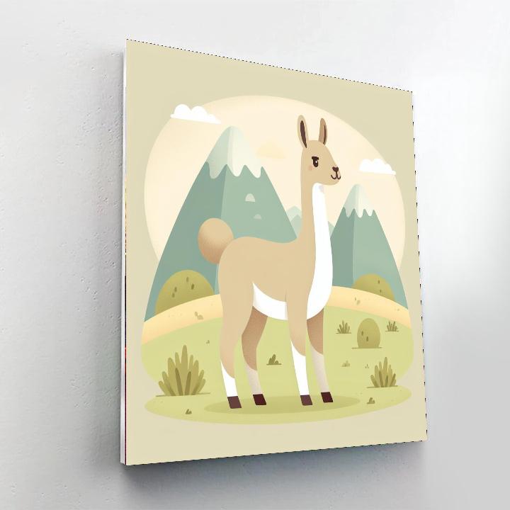 Vivacious Vicuna Paint By Numbers Art