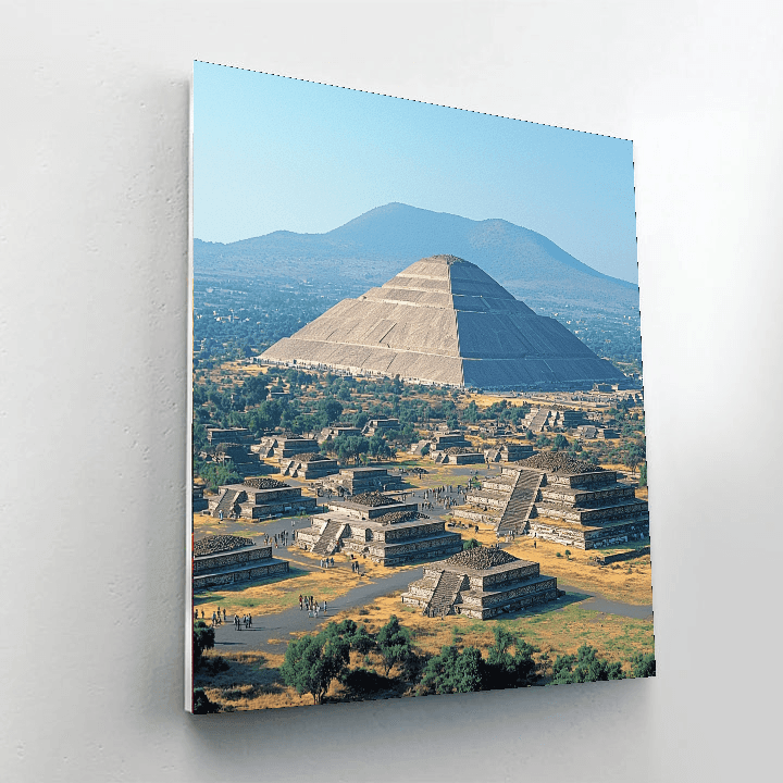 Teotihuacan - Mexico City Numbered Painting Kits