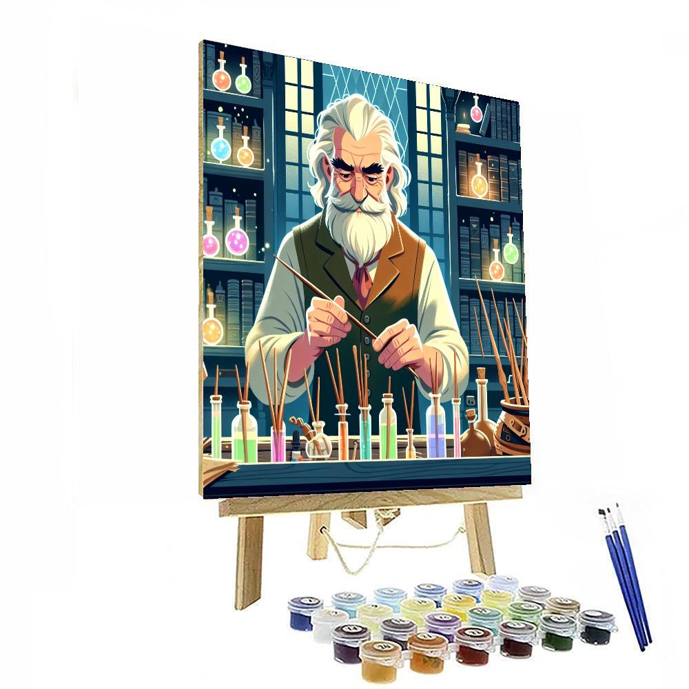 Wizard's Wand Workshop Painting By Numbers Kit