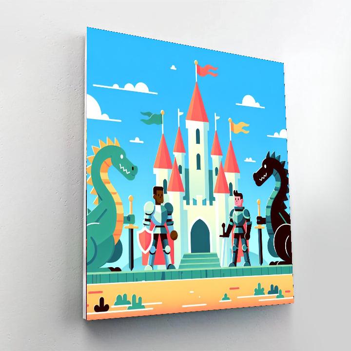 Castle Escape Paint By Numbers Art