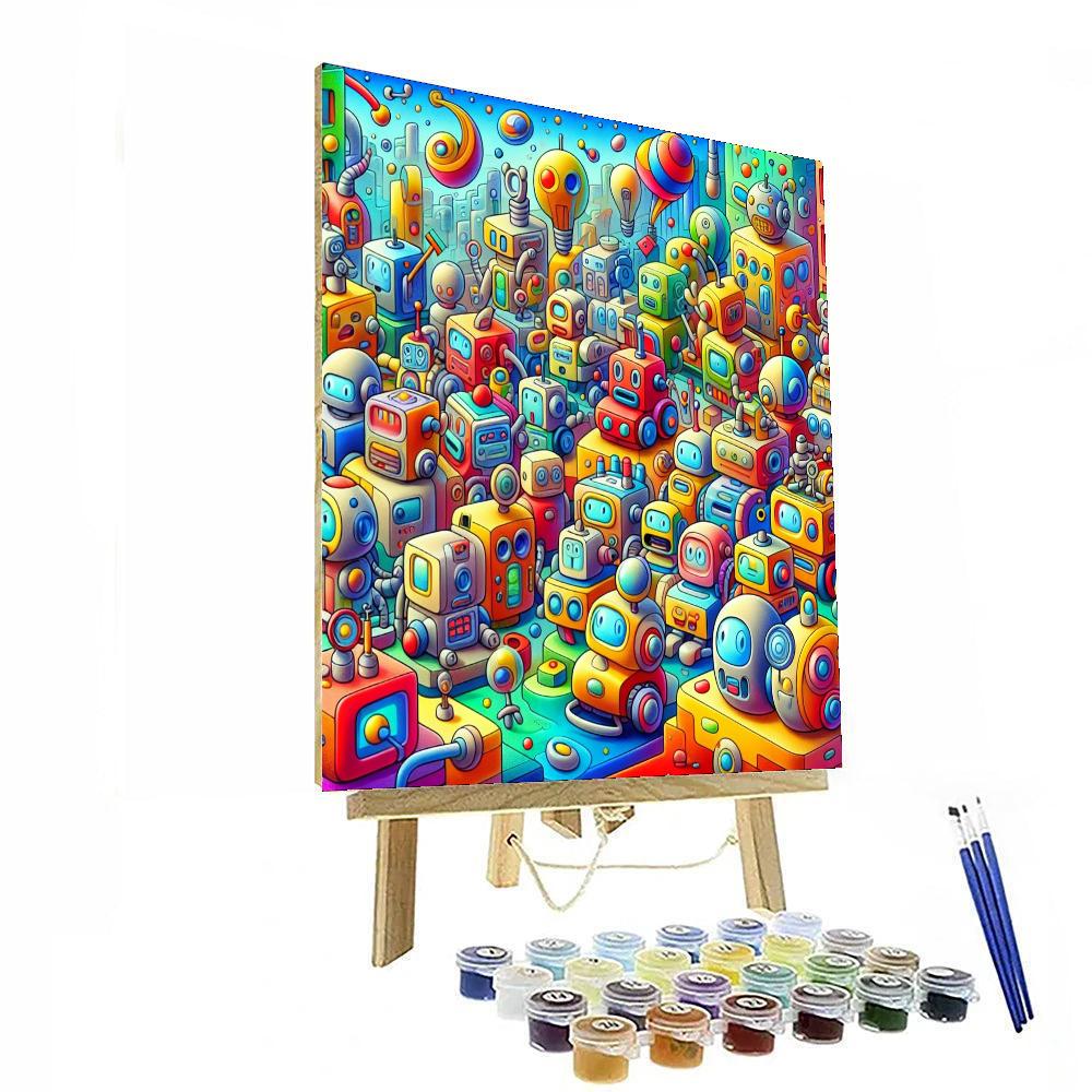Fantastic Robot World Paint By Numbers