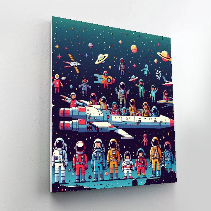 Cosmic Galaxy Quest Painting By Numbers Kit